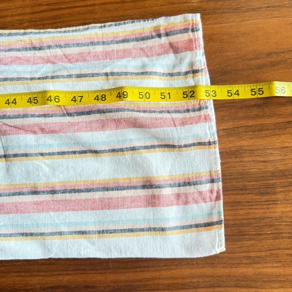 Saylor Ilhan Chevron Striped Tie Waist Button Front Jumpsuit Multicolor Sz M - Picture 12 of 14